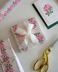 Image 2 of Bows and Ribbon – Floral Pink Gift Wrap | 500 x 700 mm 