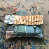 Image 1 of Copy of Small printed pouch with ties