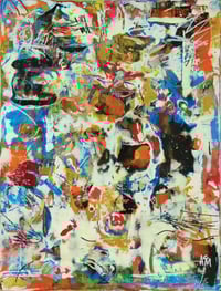 Image 1 of Ghost of Excaviathon - Original painting on mounted wooden panel. By Alan C. Martin