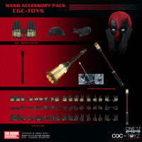 Image 2 of 【Pre order】Mezco 1/12 Deadpool hand accessory pack