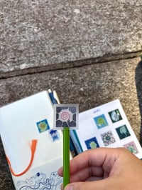 Image 2 of spirals sticker sheet