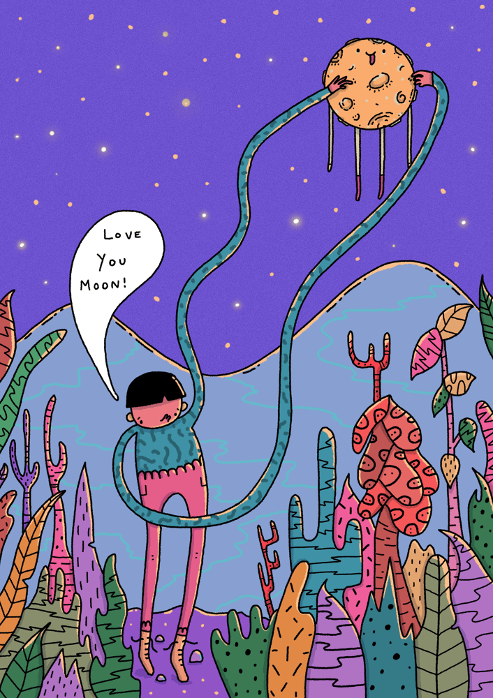 Image of Love You Moon A5/A4