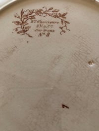 Image 19 of Service assiettes plates Jules Vieillard Bordeaux 