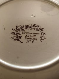 Image 21 of Service assiettes plates Jules Vieillard Bordeaux 