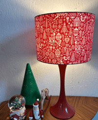 Image of SALE Scandi Red Christmas Shade 30cm