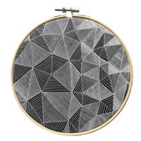 Screen Print Wall Hanger 2 - 16cm