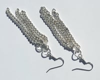 Image 4 of Chain Jail Earrings