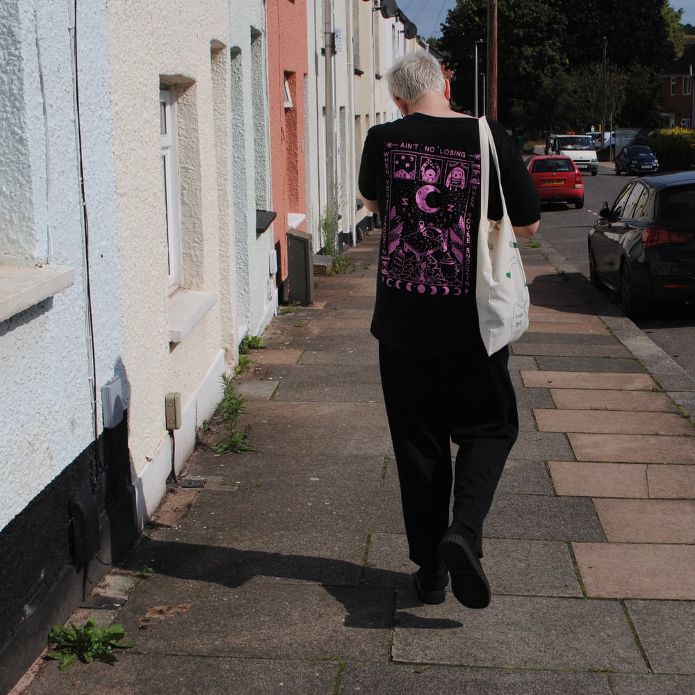 Image of Pink Ain't No Losing, When You're Snoozin' t-shirt