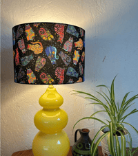 Image of SALE Black Tossed Cats Metallic Shade 30cm