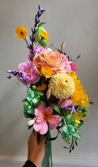 Image 4 of Handcrafted Paper Bouquet - Blossoms of Joy