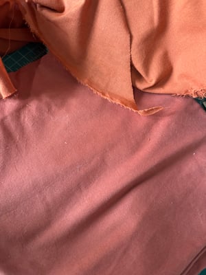 Image of Alternate Orange fabric Fox Dress PRe order