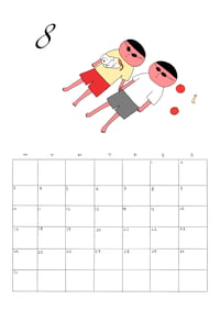 Image 4 of Year 2026 A3 calendar 