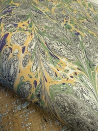 Image 5 of One of a kind hand marbled paper 'Bloomsbury'