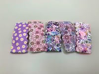 Image 4 of Pink & Purple Floral Snap Clips