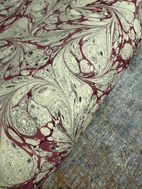 Image 7 of One of a kind hand marbled paper 'Victoriana'