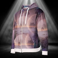 Image 4 of  Zip Hoodie seuls les audacieux avancent