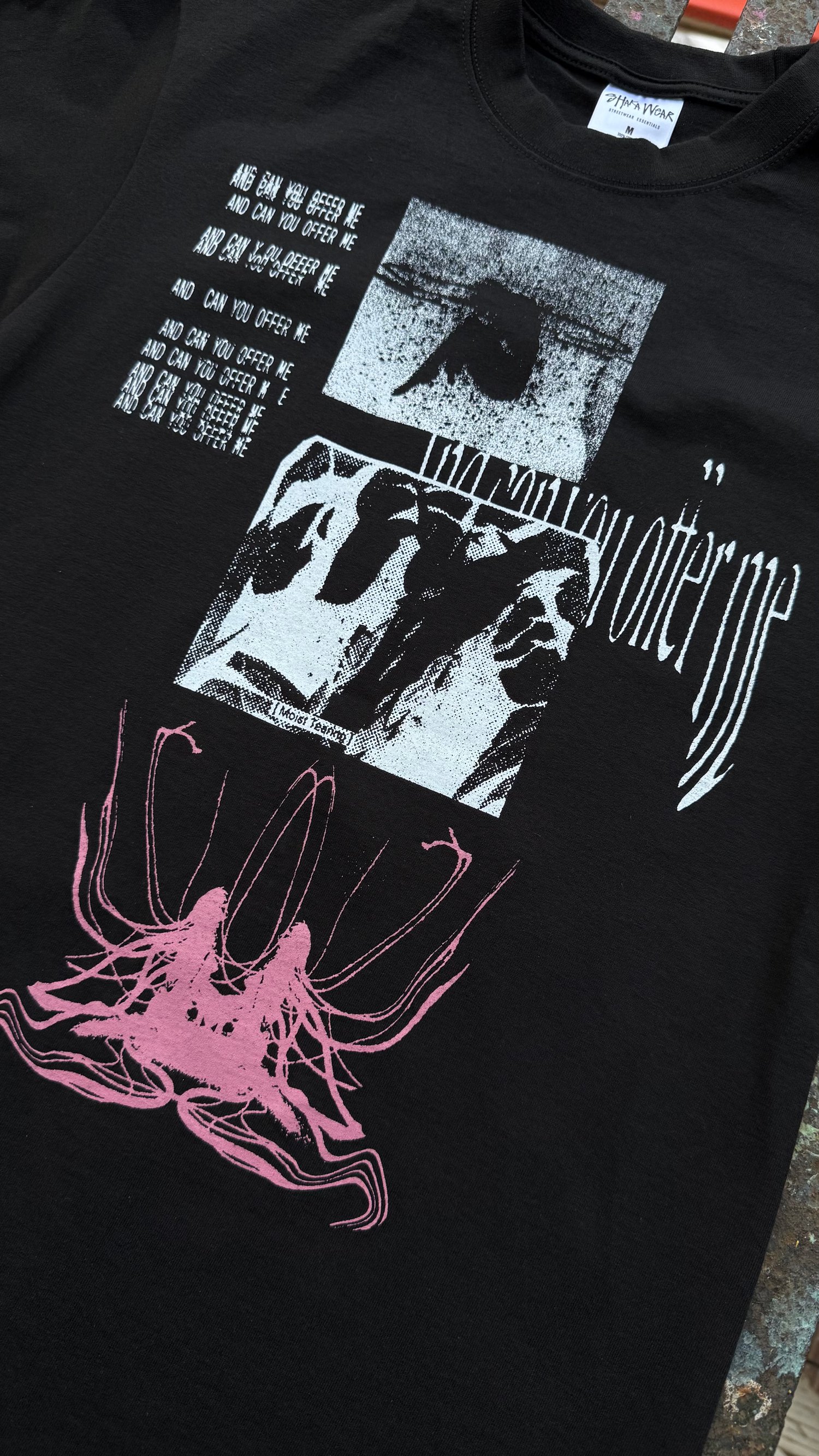 Image of Ghost In The Shell "proof of existence" T-Shirt (7.5oz, black)
