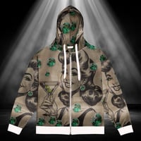 Image 1 of  Zip Hoodie Madame Emeraude