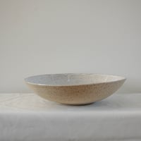 Image 2 of Low Serving bowl - White speckle