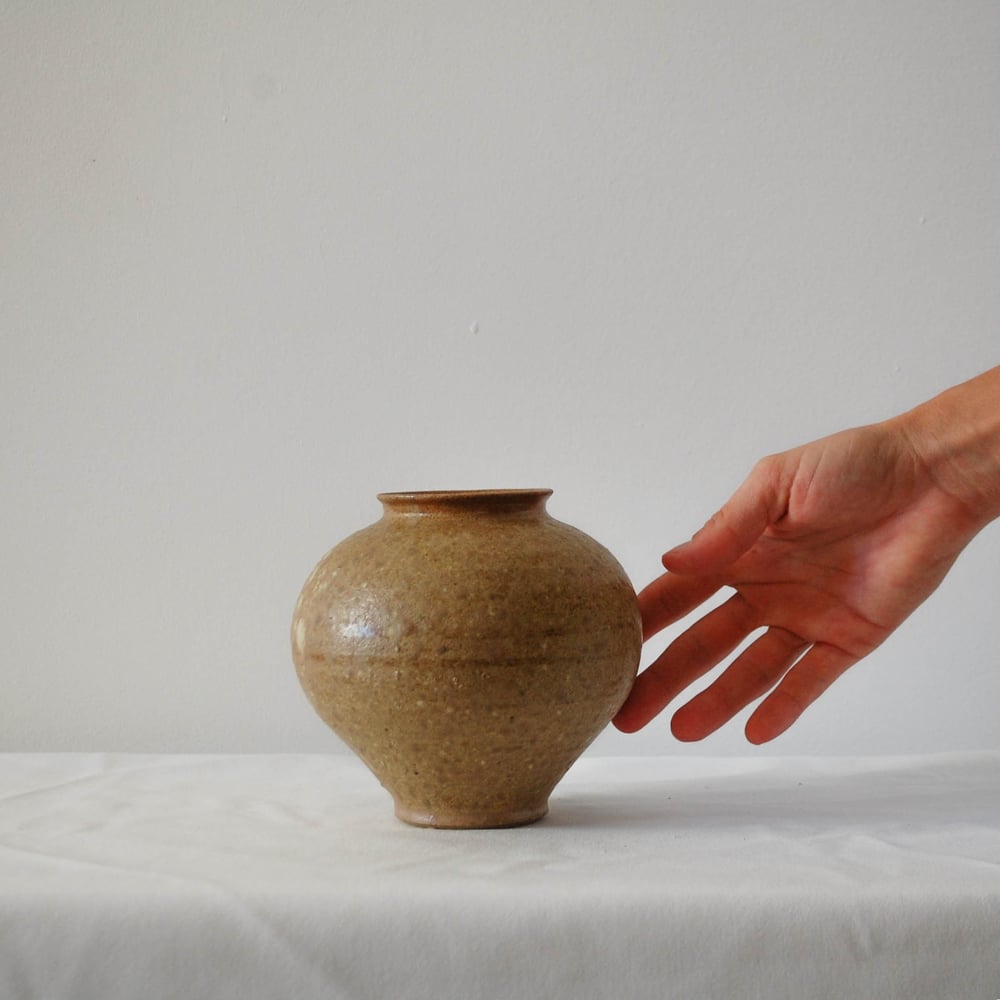 Image of Ash Vase - "Autumn" Toffee