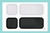 Image 3 of Cashmere & Snowflakes Sink Set with Silicone tray 