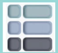 Image 2 of Cashmere & Snowflakes Sink Set with Silicone tray 