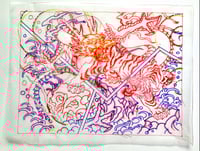 “Blaze of Glory” mid-stage drawing