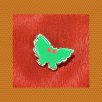 Mothman Cookie Enamel Pin!