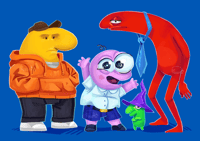 Smiling Friends Print