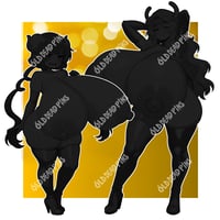 Image 2 of Gold Bikini Dragon Bundle Vinyl Decals