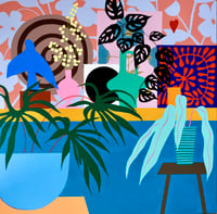 "Flowers on the Wall" by Mary Finlayson