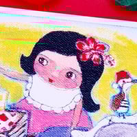 Image 4 of Blank Holiday Christmas Notecards Holiday Carabao Cart