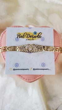 Image 1 of Virgen de Guadalupe Elephant Esclava Bracelet 