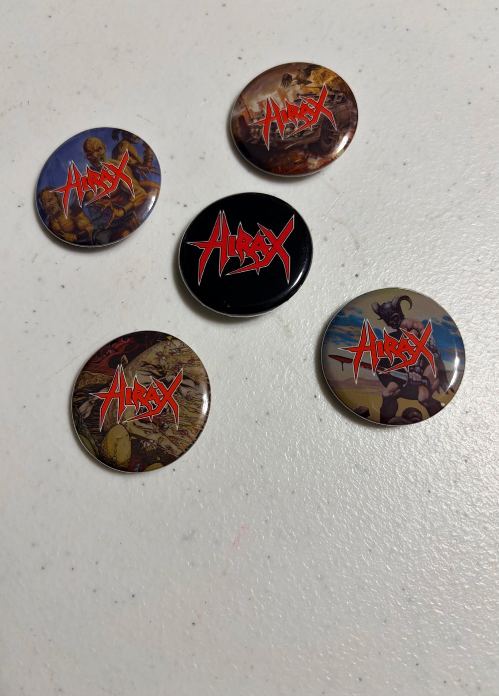HIRAX buttons 2 for $4