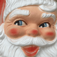 Image 2 of Large Vintage Styrofoam Santa