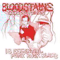 VARIOUS ARTISTS - "BLOODSTAINS Across Texas" LP (Red Vinyl)