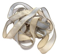 Image 3 of 1PC. REFLECTION 42" hand dyed wrist wrap bracelet silk ribbon//Yoga wrist wrap bracelet ribbon