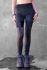 Image 5 of TSURARA LEGGINGS | SUEDINE & TULLE VERSION