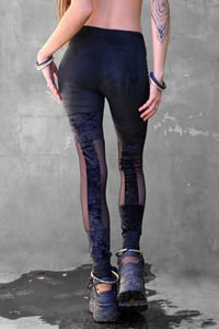 Image 8 of TSURARA LEGGINGS | SUEDINE & TULLE VERSION