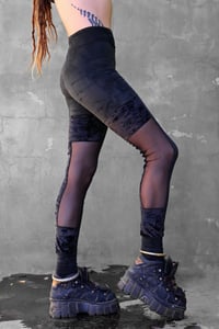 Image 7 of TSURARA LEGGINGS | SUEDINE & TULLE VERSION