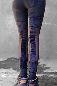 Image 9 of TSURARA LEGGINGS | SUEDINE & TULLE VERSION