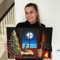 Christmas Scene Original painting 