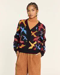 Image 2 of Rebeca abotonada pájaros  de Pepaloves