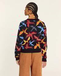 Image 4 of Rebeca abotonada pájaros  de Pepaloves