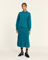 Image 1 of Falda de punto verde Pepaloves