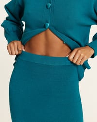 Image 3 of Falda de punto verde Pepaloves