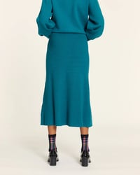 Image 4 of Falda de punto verde Pepaloves