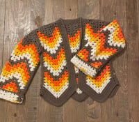 Retro Chevron Cardi