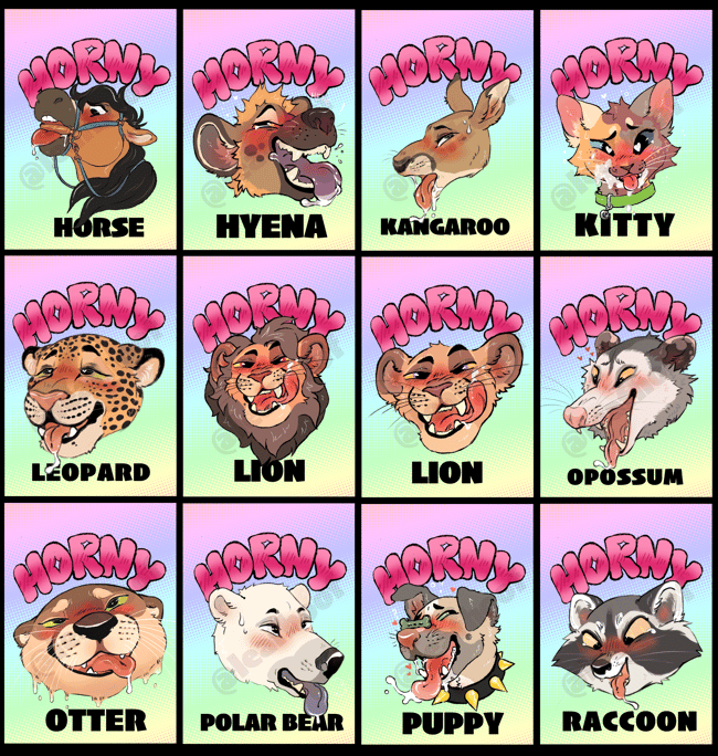 "Horny" Species Badges 