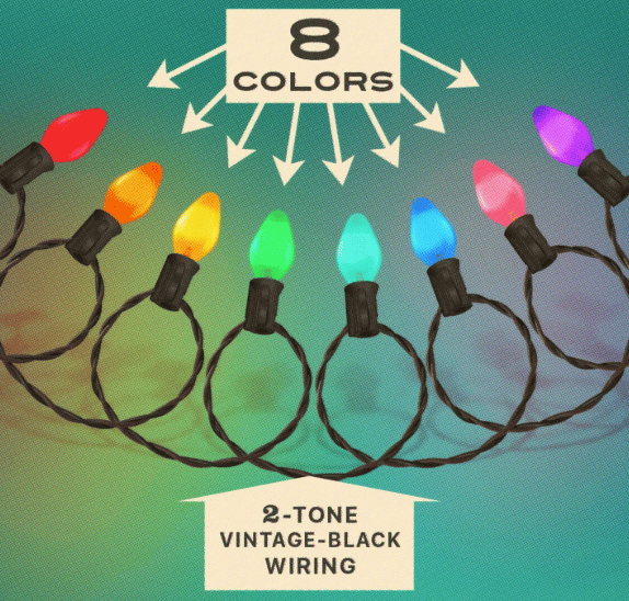 Image of Retro Holiday Lights!